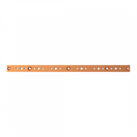 ABB STRIEBEL & JOHN ZXM1228 CU-Schienen 40x10 mm, L: 715 mm, Kupferschiene, montiert