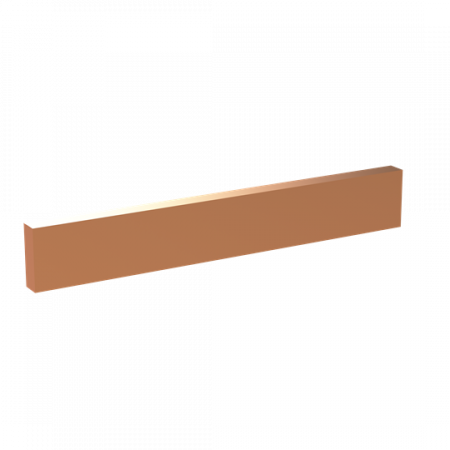ABB STRIEBEL & JOHN ZXM2082 CU-Schiene 30x10 mm, L:201mm, Kupferschiene, montiert