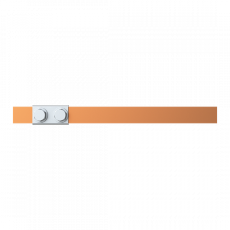 ABB STRIEBEL & JOHN ZX2230 CU-Schiene 20x5 mm, L: 200+43mm, Kupferschiene, lose Lieferung