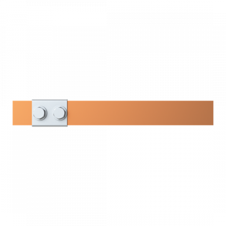 ABB STRIEBEL & JOHN ZX2242 CU-Schiene 30x5 mm, L: 200+43mm, Kupferschiene, lose Lieferung