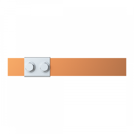 ABB STRIEBEL & JOHN ZXM2254 CU-Schiene 30x10 mm, L: 149+43mm, Kupferschiene, montiert