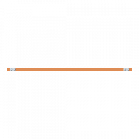 ABB STRIEBEL & JOHN ZX2327 CU-Schiene 20x5 mm, L: 43+845+43, Kupferschiene, lose Lieferung
