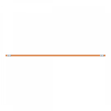 ABB STRIEBEL & JOHN ZX2328 CU-Schiene 20x5 mm, L: 43+1095+43, Kupferschiene, lose Lieferung