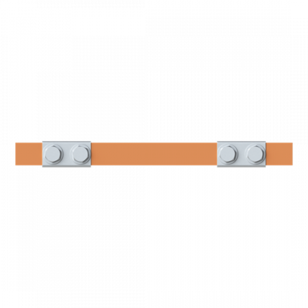 ABB STRIEBEL & JOHN ZX2330 CU-Schiene 20x5 mm, L: 43+154+43, Kupferschiene, lose Lieferung