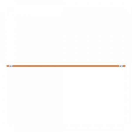 ABB STRIEBEL & JOHN ZX2334 CU-Schiene 20x5 mm, L: 43+1154+43, Kupferschiene, lose Lieferung