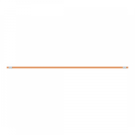 ABB STRIEBEL & JOHN ZX2335 CU-Schiene 20x5 mm, L: 43+1404+43, Kupferschiene, lose Lieferung