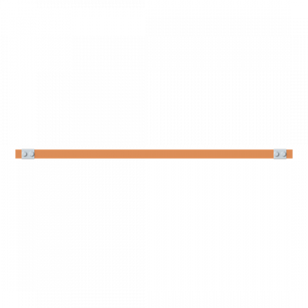 ABB STRIEBEL & JOHN ZX2339 CU-Schiene 30x5 mm, L: 43+845+43, Kupferschiene, lose Lieferung