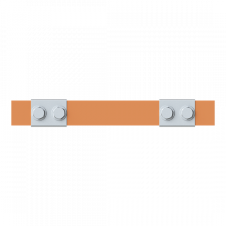 ABB STRIEBEL & JOHN ZX2342 CU-Schiene 30x5 mm, L: 43+154+43, Kupferschiene, lose Lieferung