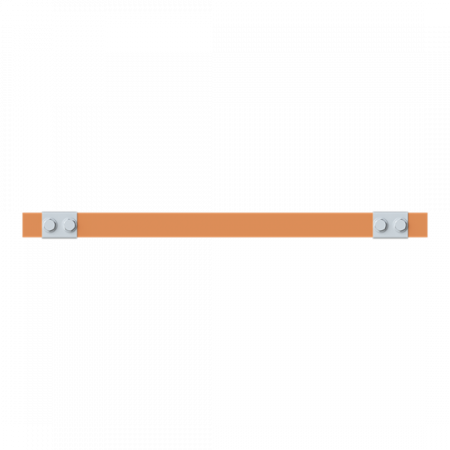 ABB STRIEBEL & JOHN ZX2343 CU-Schiene 30x5 mm, L: 43+404+43, Kupferschiene, lose Lieferung