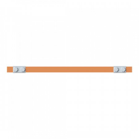 ABB STRIEBEL & JOHN ZXM2325 CU-Schiene 20x5 mm, L: 43+345+43, Kupferschiene, montiert