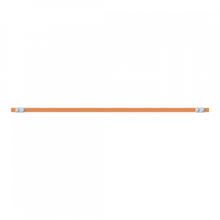 ABB STRIEBEL & JOHN ZXM2327 CU-Schiene 20x5 mm, L: 43+845+43, Kupferschiene, montiert