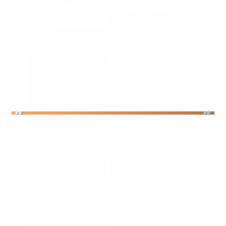 ABB STRIEBEL & JOHN ZXM2334 CU-Schiene 20x5 mm, L: 43+1154+43, Kupferschiene, montiert