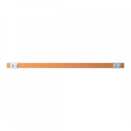 ABB STRIEBEL & JOHN ZXM2338 CU-Schiene 30x5 mm, L: 43+595+43, Kupferschiene, montiert