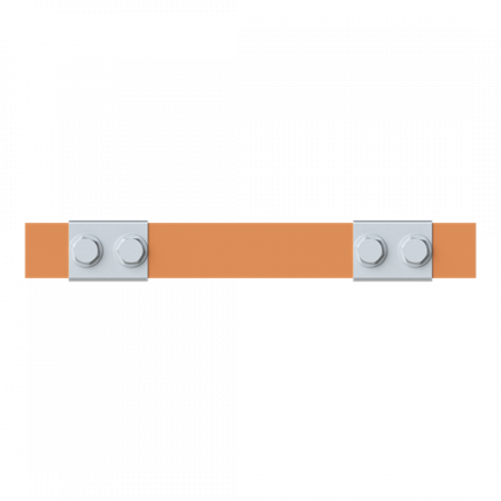 ABB STRIEBEL & JOHN ZXM2342 CU-Schiene 30x5 mm, L: 43+154+43, Kupferschiene, montiert