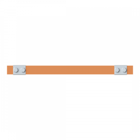 ABB STRIEBEL & JOHN ZXM2349 CU-Schiene 30x10 mm, L: 43+345+43, Kupferschiene, montiert