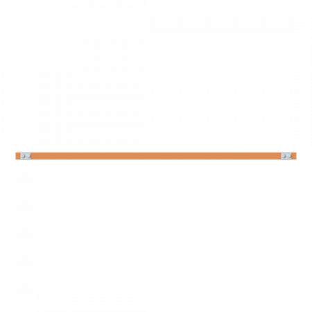 ABB STRIEBEL & JOHN ZXM2352 CU-Schiene 30x10 mm, L: 43+1095+43, Kupferschiene, montiert