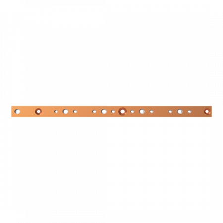 ABB STRIEBEL & JOHN ZX2521 CU-Schiene 30x10 mm, L:524mm, Kupferschiene, lose Lieferung