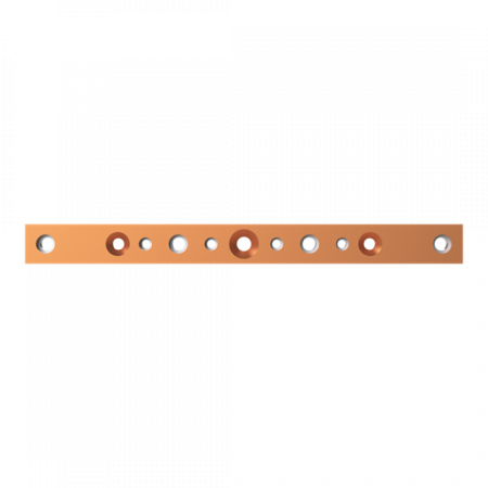 ABB STRIEBEL & JOHN ZX2530 CU-Schiene 30x10 mm, L:333mm, Kupferschiene, lose Lieferung