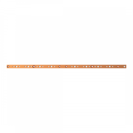 ABB STRIEBEL & JOHN ZXM2523 CU-Schiene 30x10 mm, L:1024mm, Kupferschiene, montiert