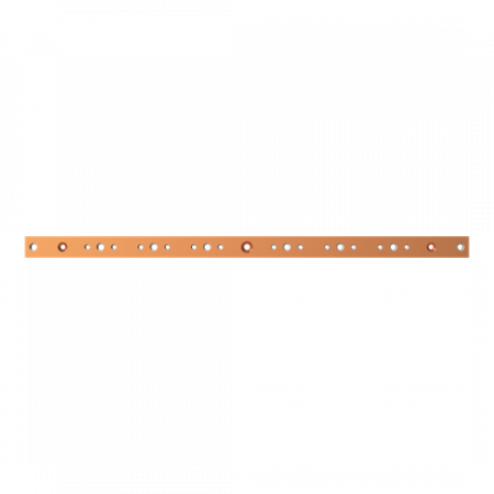 ABB STRIEBEL & JOHN ZXM2537 CU-Schiene 40x10 mm, L:833mm, Kupferschiene, montiert