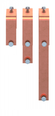 ABB STRIEBEL & JOHN ZX2625 CU-Schiene 50x10 mm, VBS für OT1000 3P, Kupferschiene, lose Lieferung