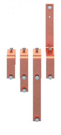 ABB STRIEBEL & JOHN ZX2626 CU-Schiene 50x10 mm, VBS für OT1000 3P, N oben, Kupferschiene, lose Lieferung