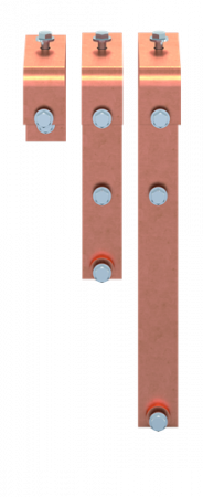 ABB STRIEBEL & JOHN ZXM2616 CU-Schiene 50x10 mm, VBS für XT6 3P, Kupferschiene, im Schrank montiert