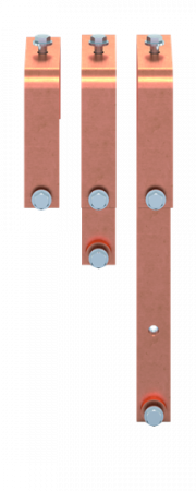 ABB STRIEBEL & JOHN ZXM2628 CU-Schiene 40x10 mm, VBS für ATS800 3P, Kupferschiene, im Schrank montiert