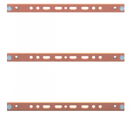 ABB STRIEBEL & JOHN ZXM2690 CU-Schiene 30x10, 2FB, 3P HSS System, 3 Schienen, für CombiLine-X Kupferschiene, im Schrank montiert