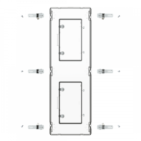 ABB STRIEBEL & JOHN SZH750T Hauben IP54 750mm, mit Tür Systemteil für CombiLine