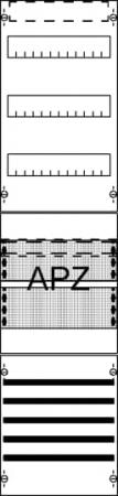 ABB STRIEBEL & JOHN FV17SA2 Verteilerfeld mit Sammelschienensystem /Aufputz-Zählerplatz, 7RE