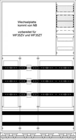 ABB STRIEBEL & JOHN WX42K2L MuW Schrank kpl. TX412S, Bemessungsstrom In 585 A