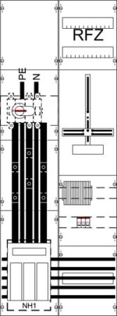 ABB STRIEBEL & JOHN WF29KK41T 9RE 2FB, Komplettfeld nach FNN, In 200A, mit Dreipunkt-Befestigung