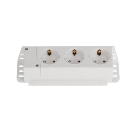 ABB STRIEBEL & JOHN ZE227 3-fach Steckdose, Steckdosentöpfe 120° drehbar, 230V