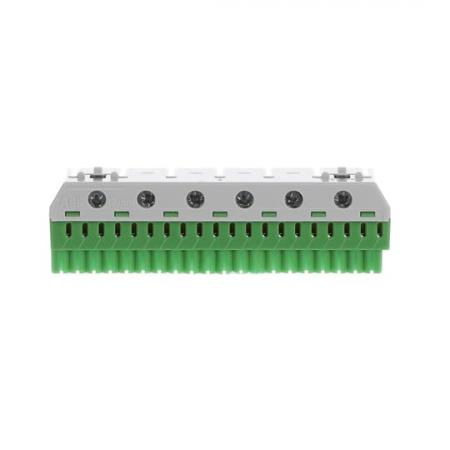 ABB STRIEBEL & JOHN ZK206G PE-Klemmenblock 20x4+6x25mm², Quick-Steckklemme