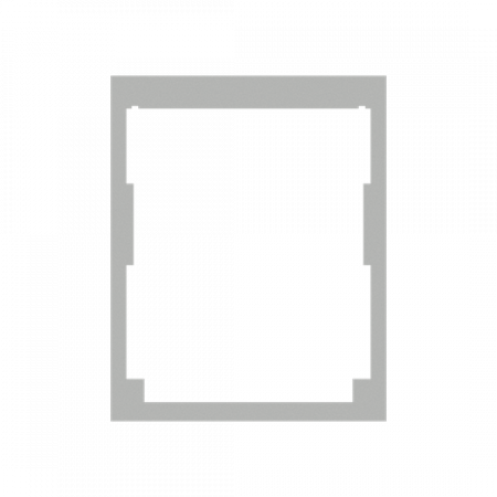 ABB STRIEBEL & JOHN ZH438 Einfachblende NH1, Zubehör CombiLine Innenausbausystem