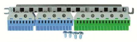 ABB STRIEBEL & JOHN ZK225 N/PE für Verteilerfeld, mittig, N=14,10 Pole PE=22 Pole