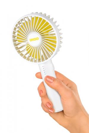 UNOLD 86620 Breezy II Handventilator weiß/gelb