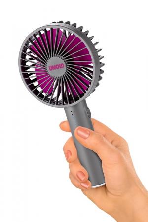 UNOLD 86629 Breezy II Handventilator lila-anthrazit