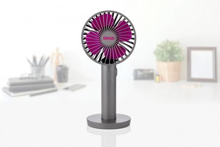 UNOLD 86629 Breezy II Handventilator lila-anthrazit