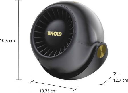 UNOLD Breezy Bowl Akku-Ventilator schwarz