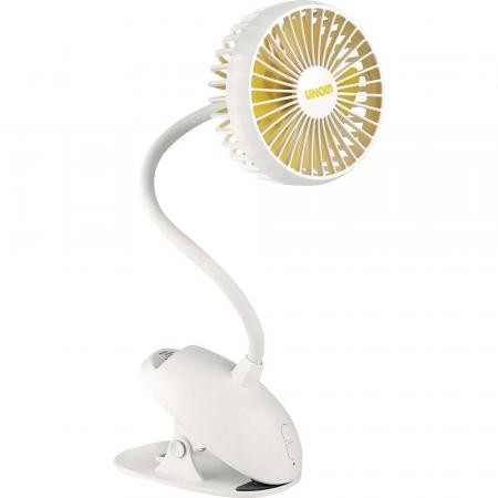 UNOLD Breezy Clipp 86680 Tischventilator weiß/gelb
