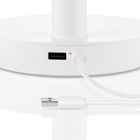 UNOLD 86710 Breezy 2-in-1 Akku-Tischventilator weiß/grau
