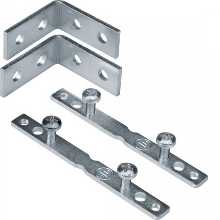 Hager Verbinder-Set f 90°-Abzweig Stahl zu BK