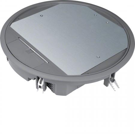 Hager Versorgungseinheit R12 rund 306 mm für 5 mm Bodenbelag aus Polyamid eiseng