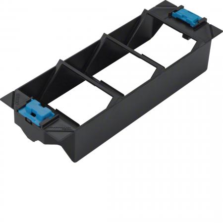 Hager Geräteträger für 3 Montageplatten Datentechnik zu VQ12VR12/VR10 (Mitte)