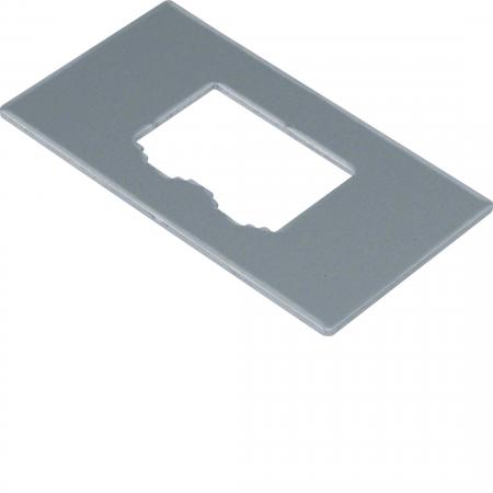Hager Montageplatte GTVD2/3 2xRJ45 19,5x14,85