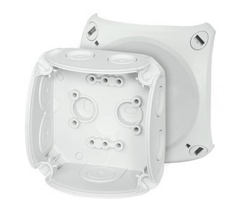 Hensel Kabelabzweigkasten DK 0200 G 93x93x62 mm IP66 grau ohne Klemmen