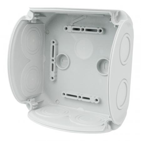Hensel DK 0600 GZ Abzweigkasten ohne Klemme 130x130x77 mm IP66 grau