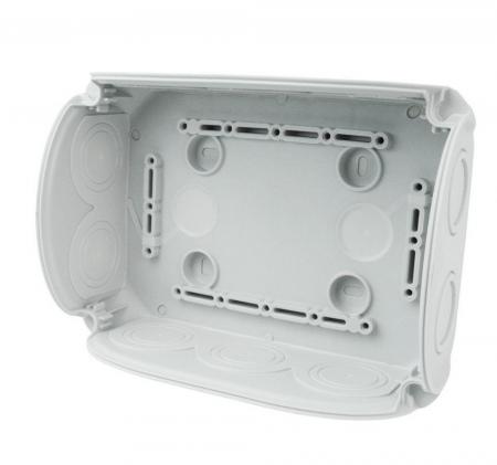 Hensel DK 1000 GZ Abzweigkasten ohne Klemme 180x130x77 mm IP66 grau